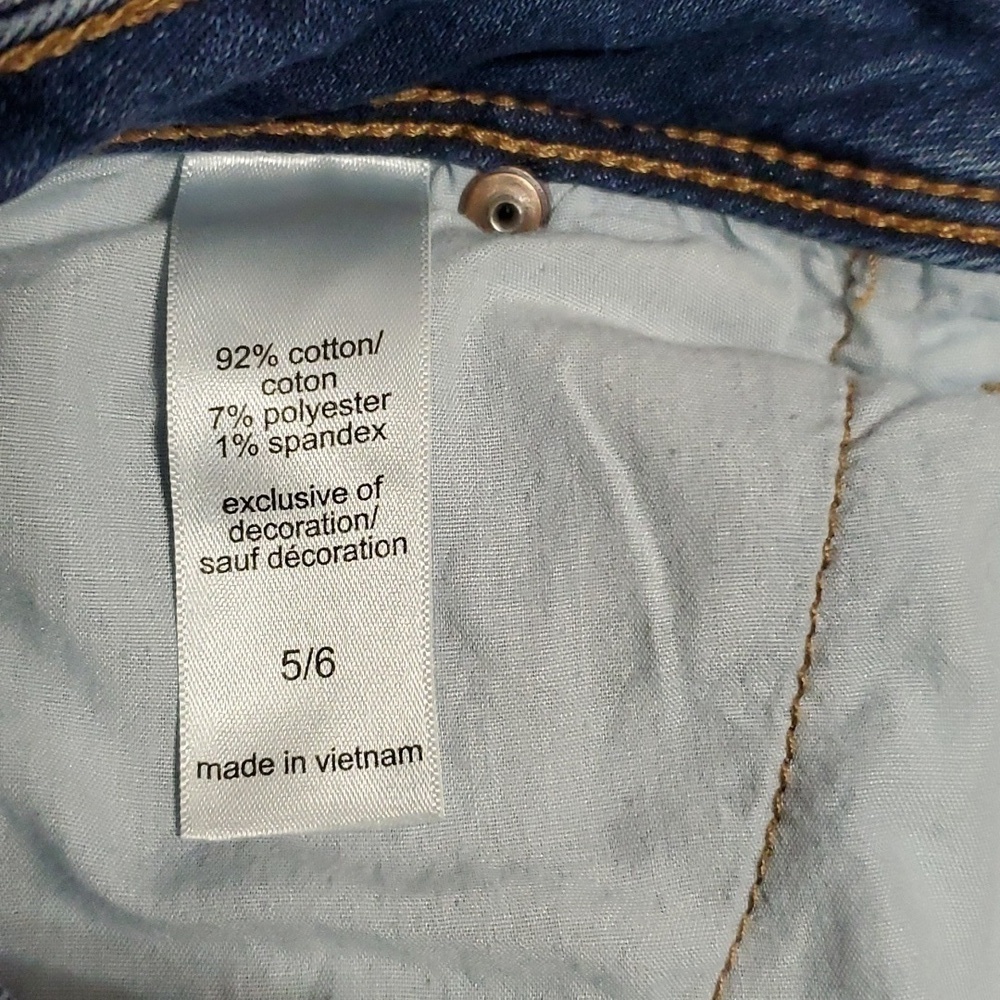 EUC Maurices Women's Button Fly 5 Pocket Medium Wash Blue Jean Shorts Size 5/6 - Picture 6 of 12